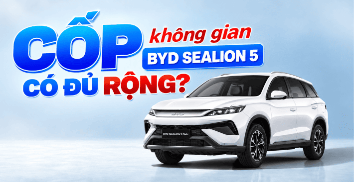 Không Gian Hành Lý BYD Sealion 5: Dung Tích Cốp 530L Mở Rộng 1.482L Có Thực Sự Đủ Rộng?